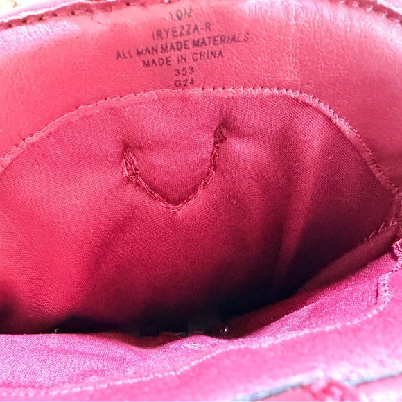 Indigo Rd Alley Cat Burgundy Western Cowboy Boots Size 10 Embroidered New - Picture 6 of 6